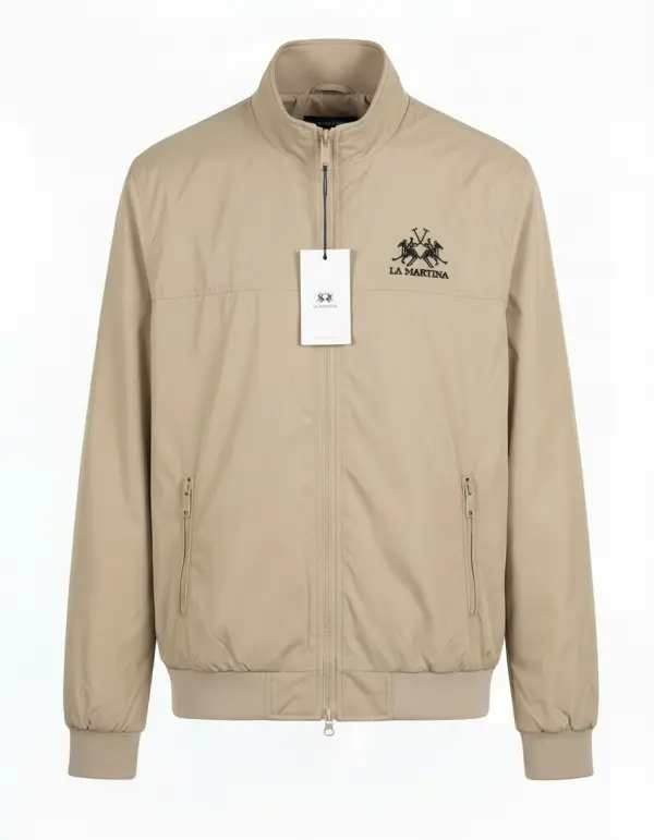  Veste La Martina chic & Doux ( Beige et Noir ) Ref-MN8809N