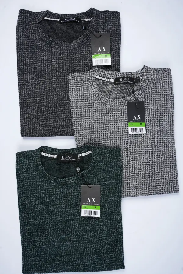 Pack de 3 tricots KHAITE Coton respirant & élégant (Noir+Gris+Ziti)